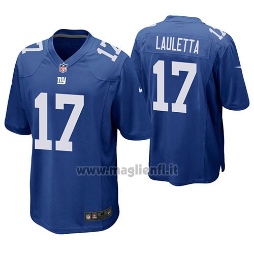 Maglia NFL Game New York Giants Kyle Lauletta Blu